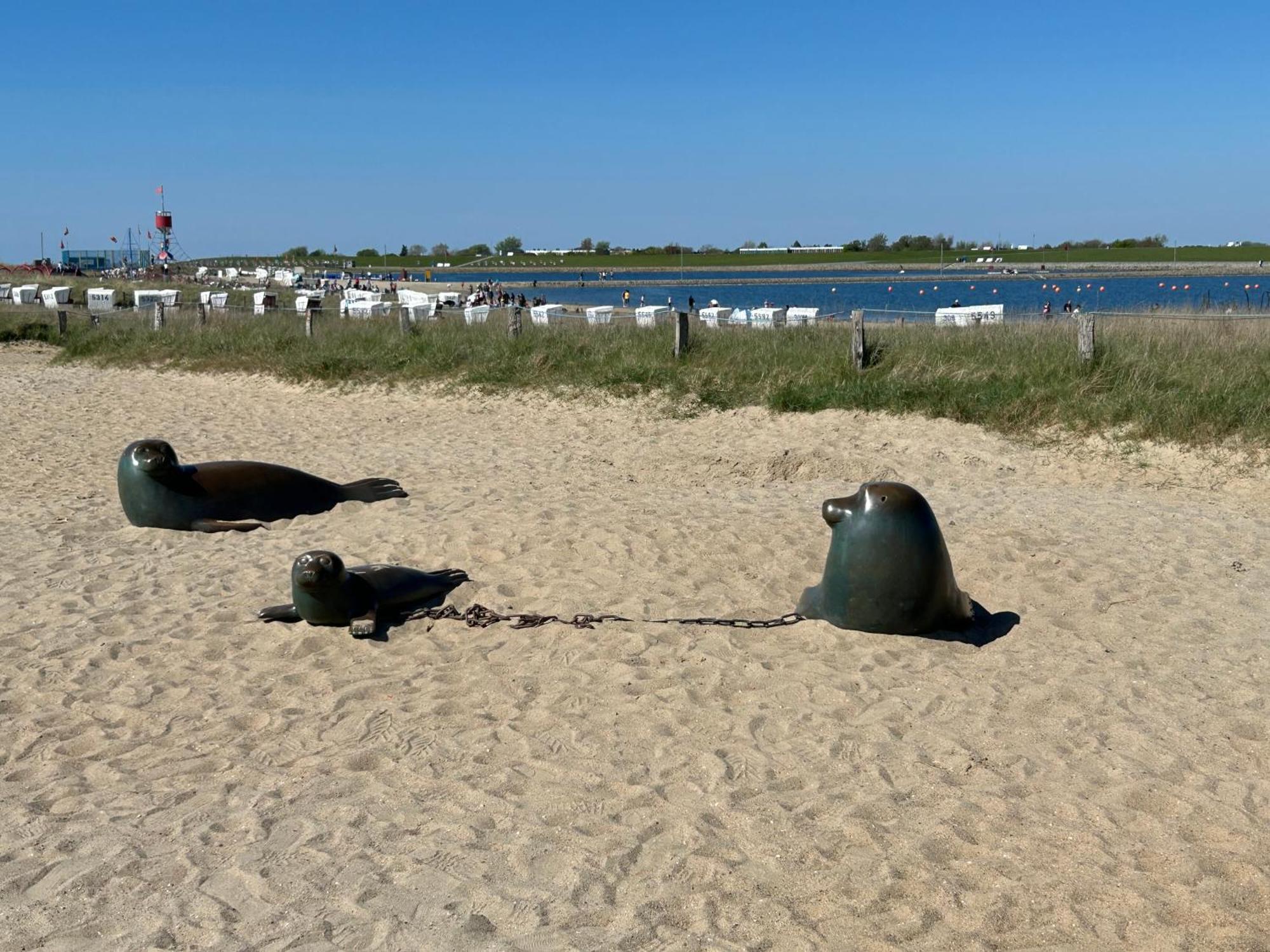 Ferienwohnung Ritthoff Perlebucht - Mit Strandkorb Am Meer Und Kostenloser Eintritt Ins Schwimmbad Busum Ngoại thất bức ảnh